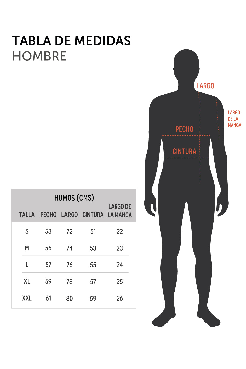 Polera Humos Orgánica Terracota Hombre