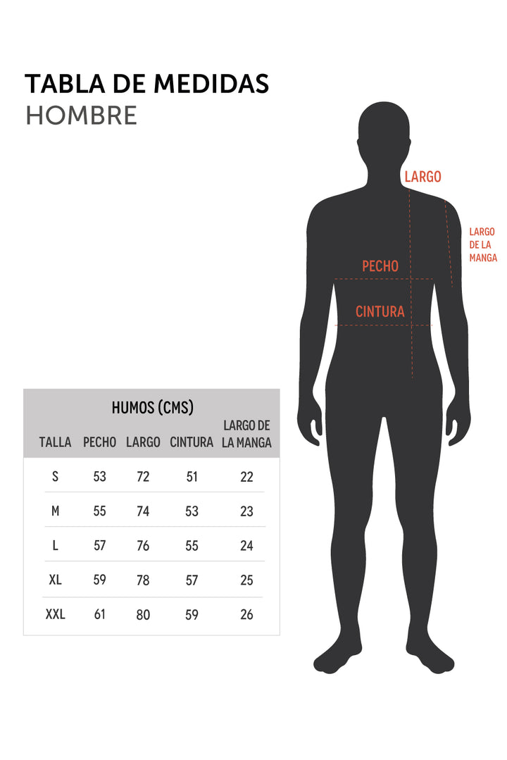 Polera Humos Orgánica Terracota Hombre