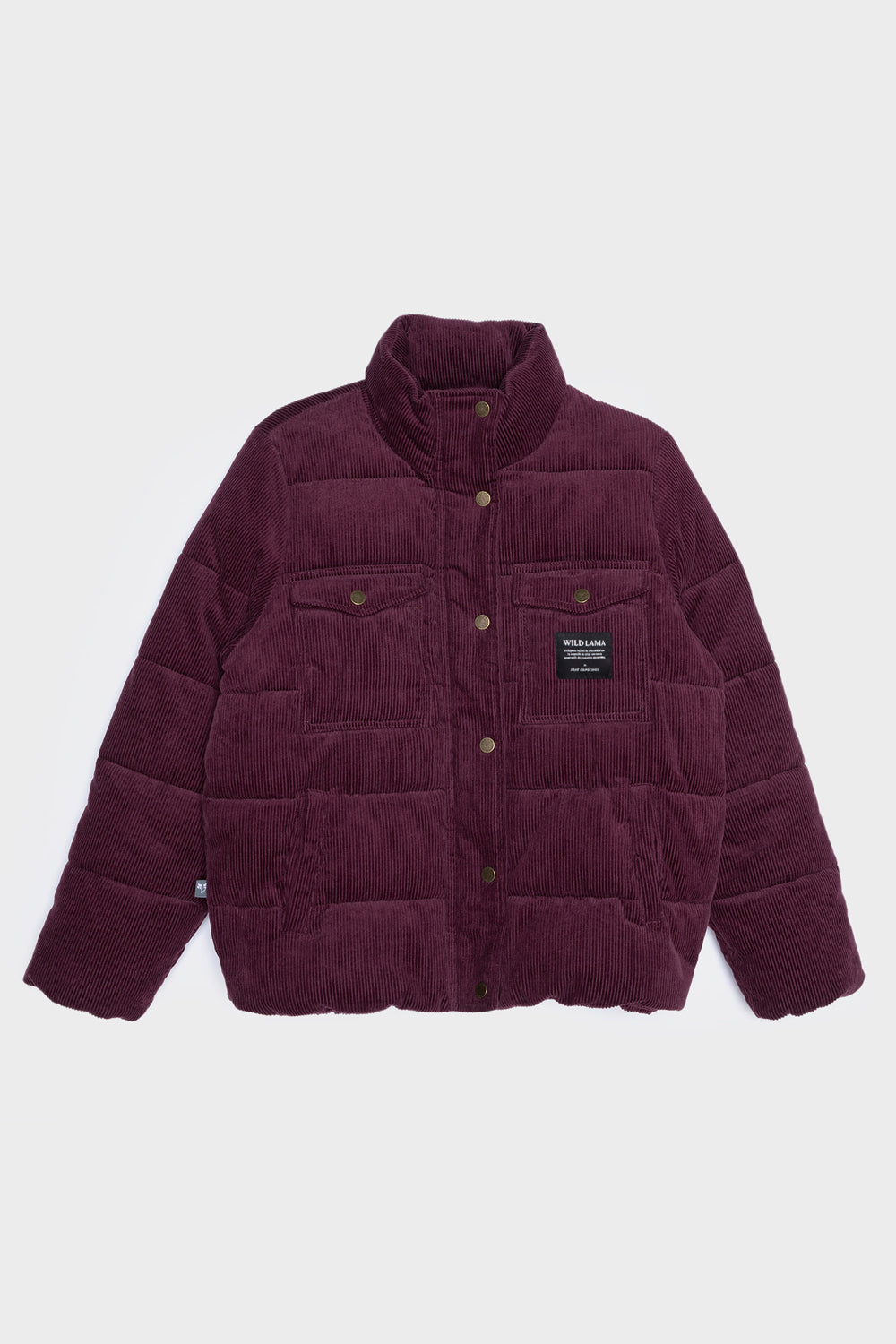 Parka Chic Puffa Orgánica Reciclada Burdeo Mujer