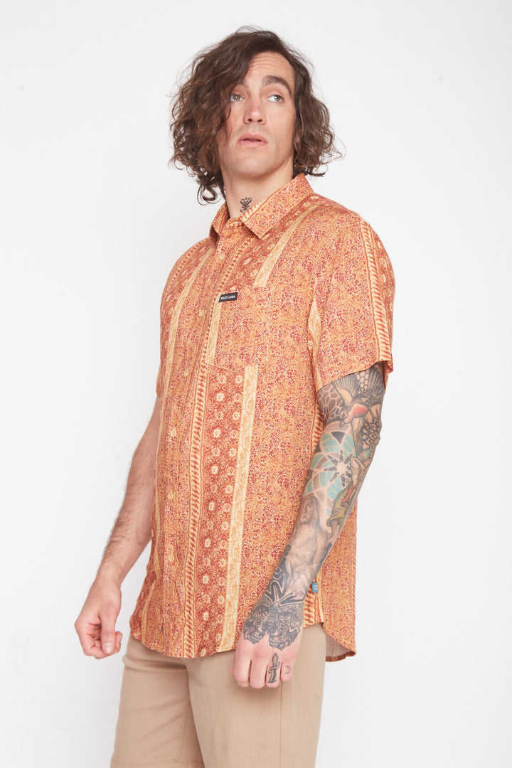 Guayabera Mero Terracota Hombre