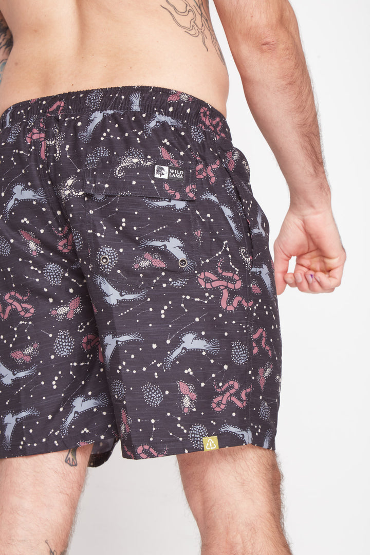 Traje de Baño Malla Negro Hombre