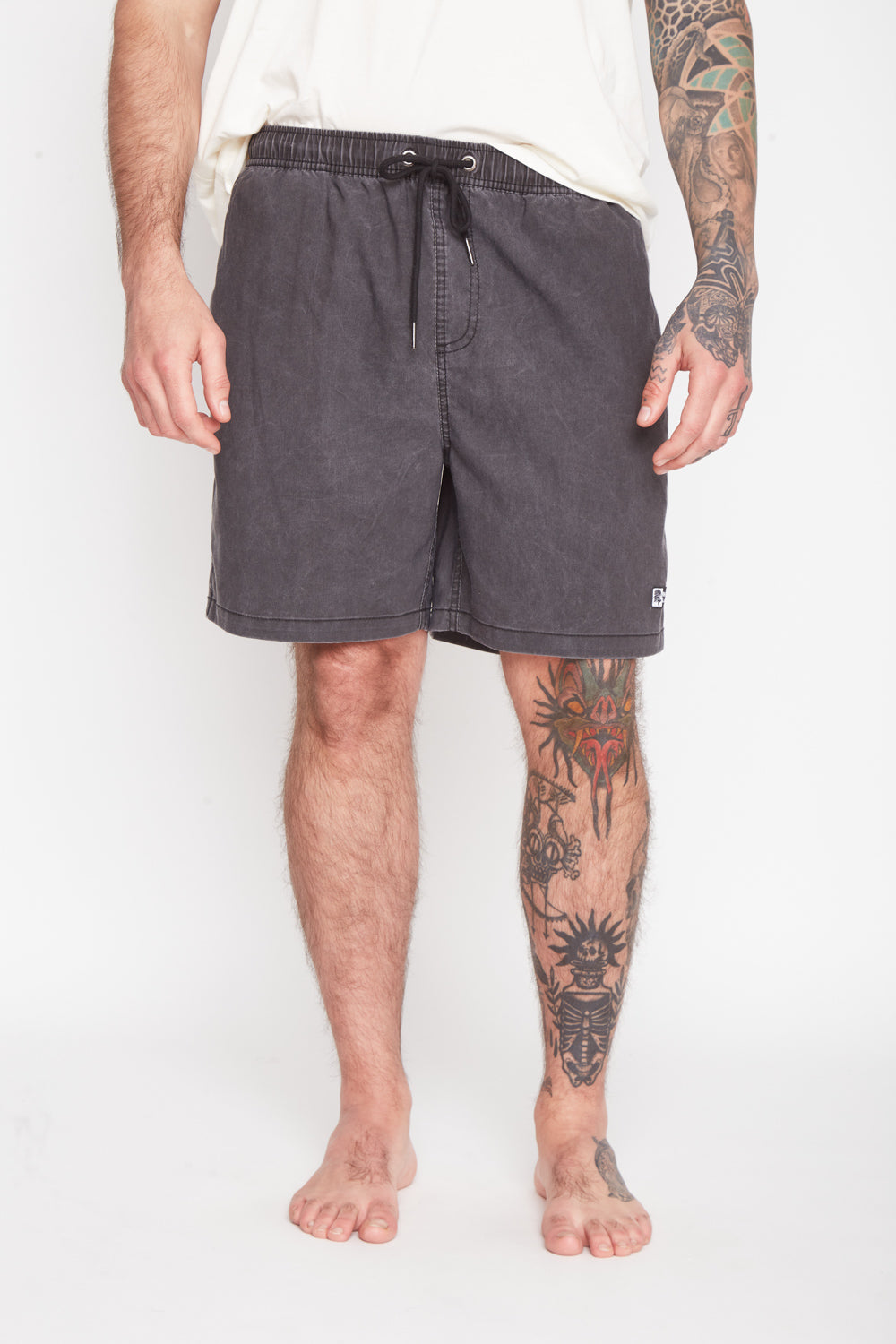 Traje de Baño Acid Solid Negro Hombre