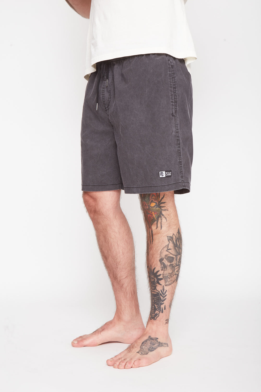 Traje de Baño Acid Solid Negro Hombre
