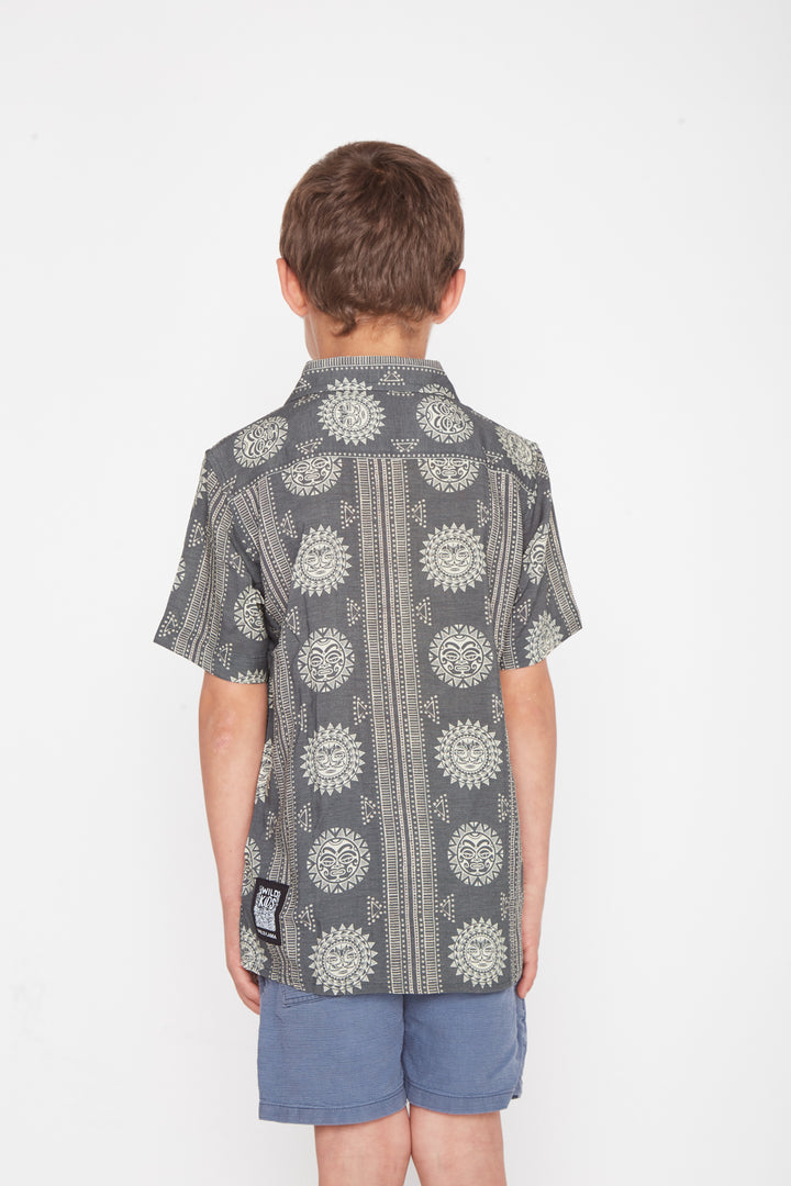 Guayabera Criscola Print Verde Kids