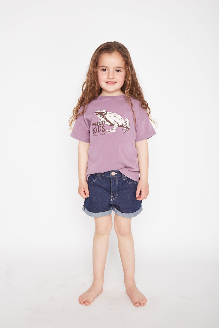 Polera Copiapita Animal Lila Kids