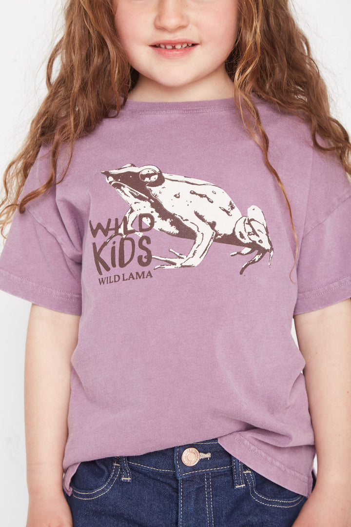Polera Copiapita Animal Lila Kids