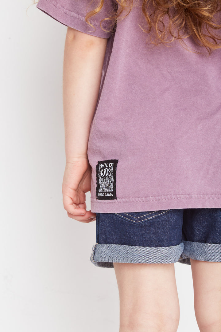 Polera Copiapita Animal Lila Kids