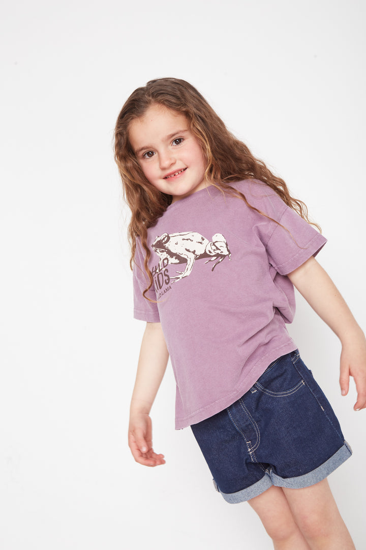 Polera Copiapita Animal Lila Kids