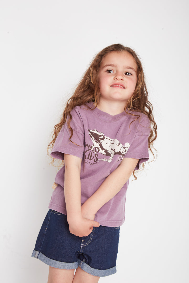 Polera Copiapita Animal Lila Kids