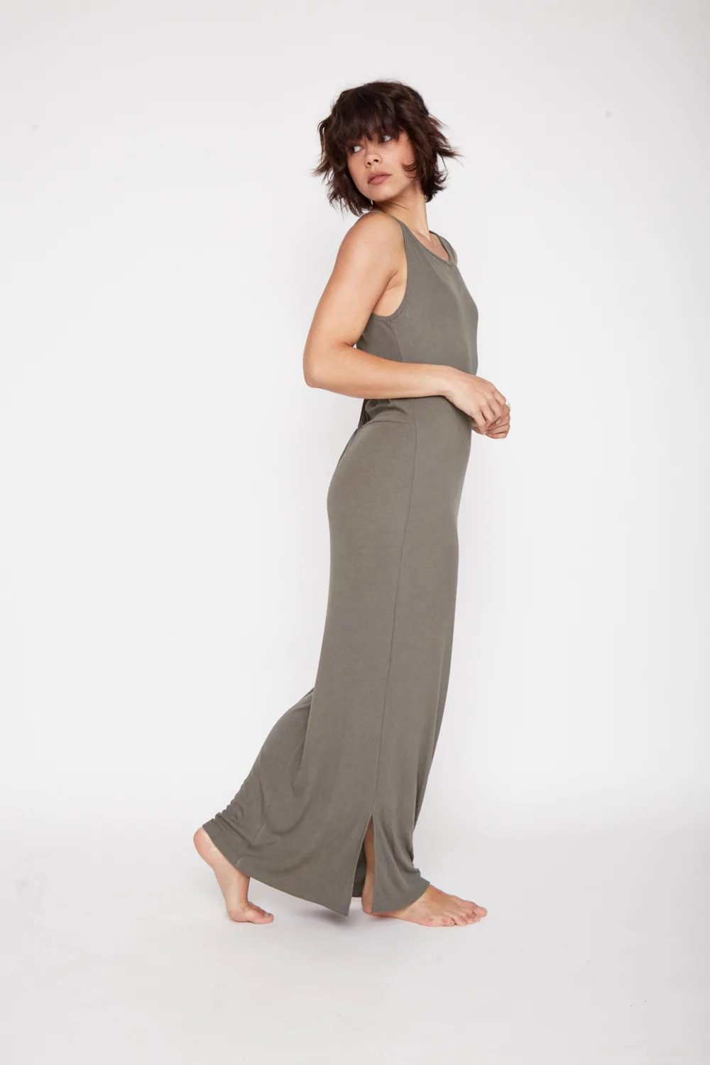 Vestido Nopal Sustentable Verde Mujer