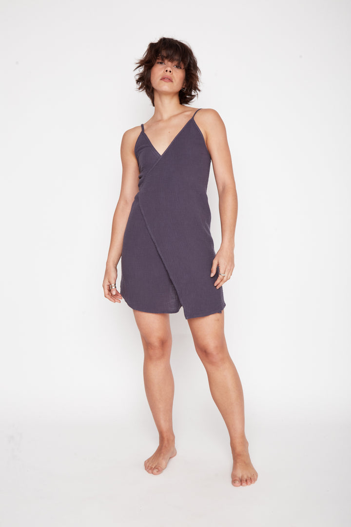 Vestido Orgánico Pampa Negro Mujer