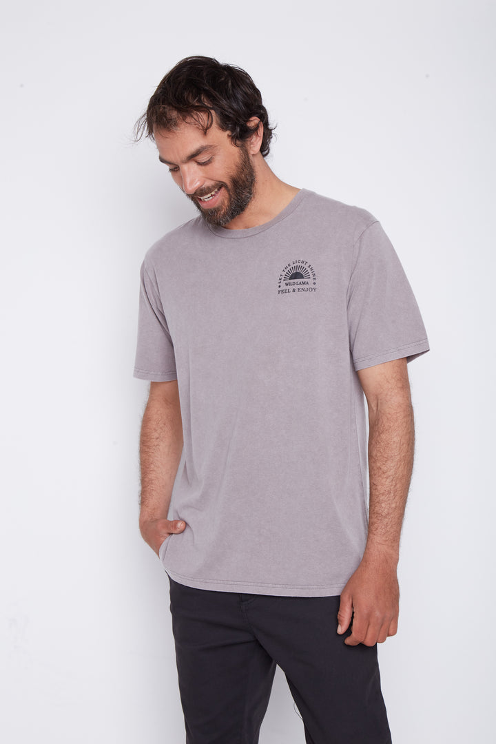 Polera Soles Orgánica Gris Hombre