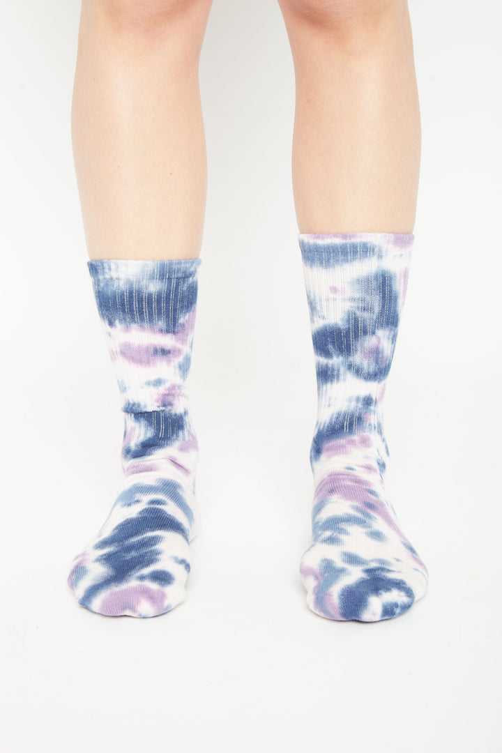Calcetín Tie Dye Morado Mujer (36 a 40)