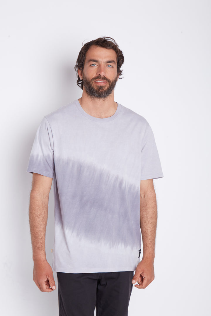 Polera Gotas Orgánica Azul Hombre