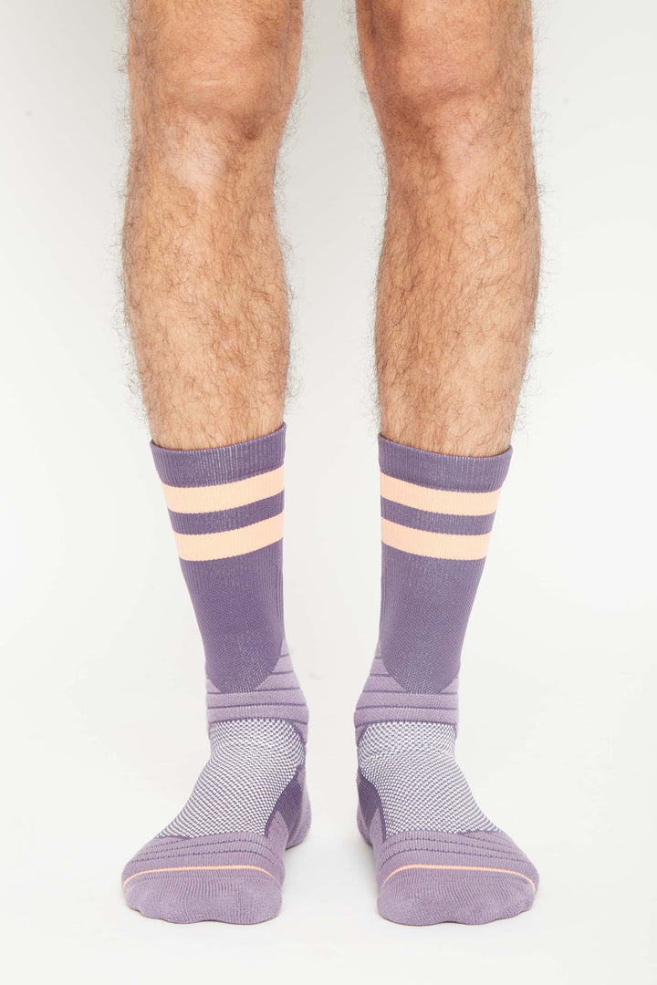 Calcetín Performance Reciclado Morado Hombre (40 a 44)