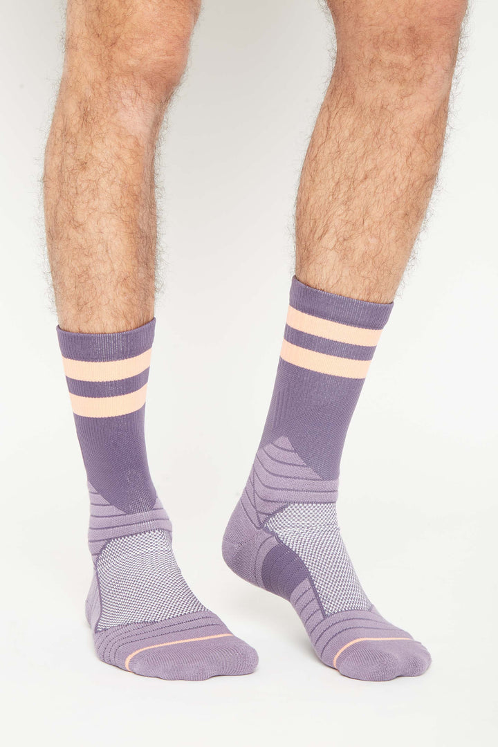 Calcetín Performance Reciclado Morado Hombre (40 a 44)