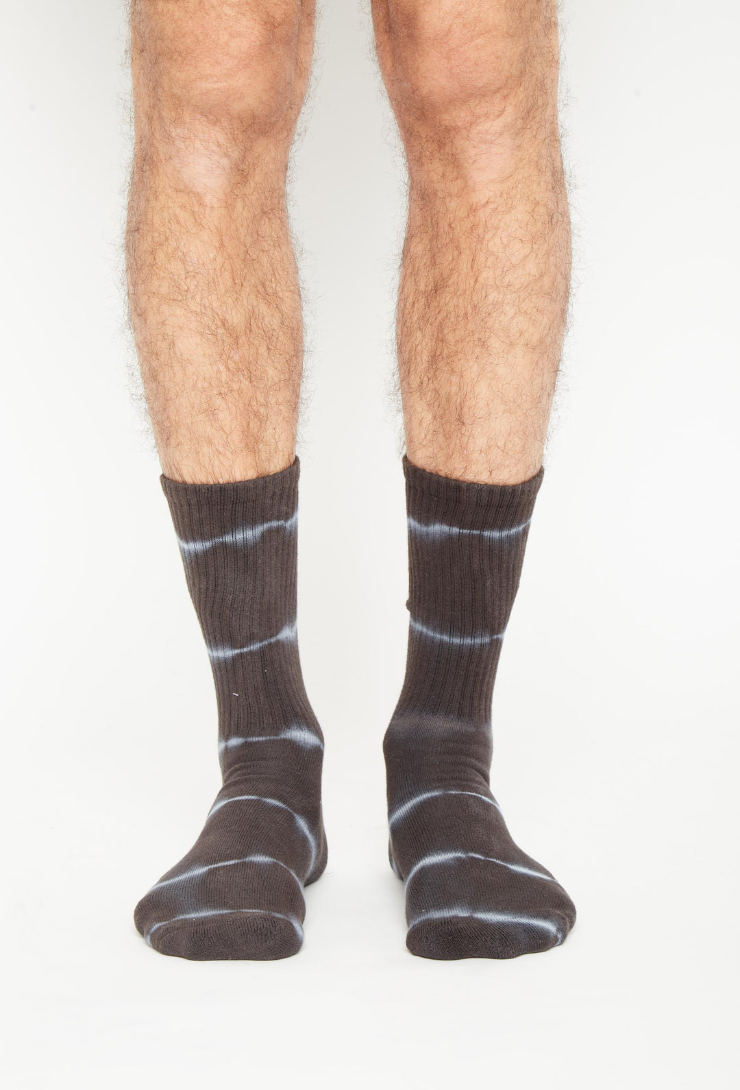 Calcetín Rayas Tie Dye Negro Hombre (40 a 44)