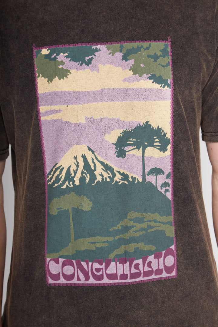 Polera Parques Con Causa Negra Hombre