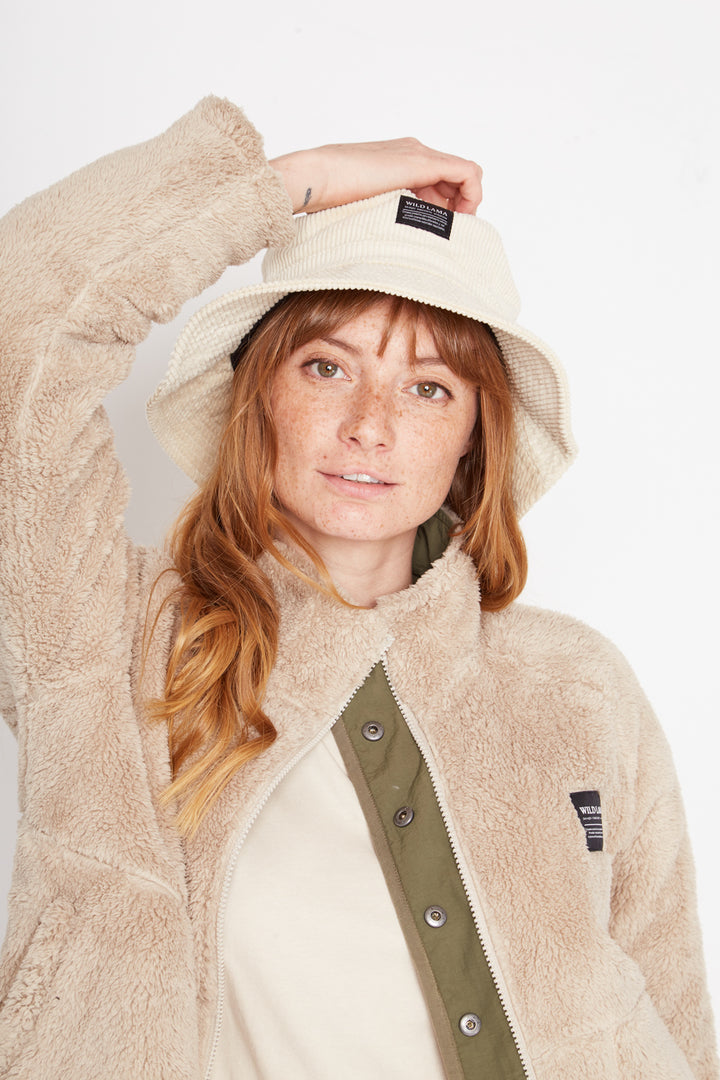 Bucket Margot Cotelé Orgánico Beige