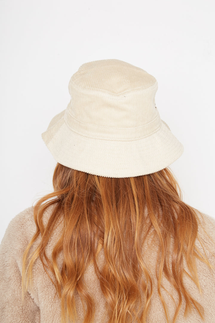 Bucket Margot Cotelé Orgánico Beige