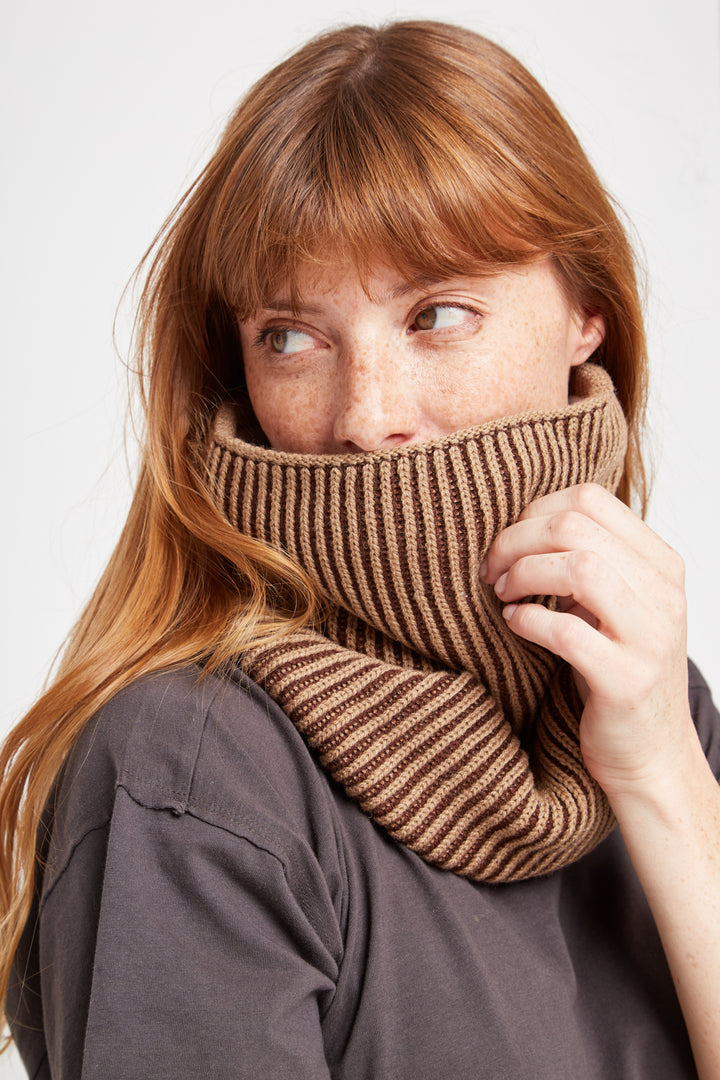 Neckwarmer Sauce Reciclado Cafe