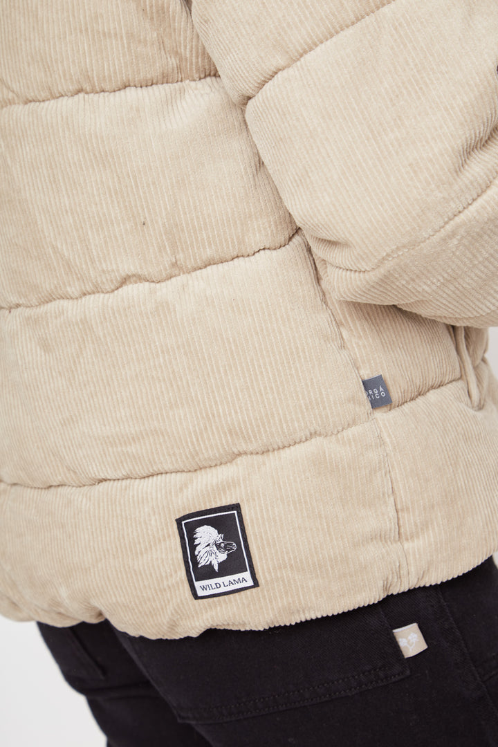 Parka Chic Puffa Orgánica Reciclada Café Mujer