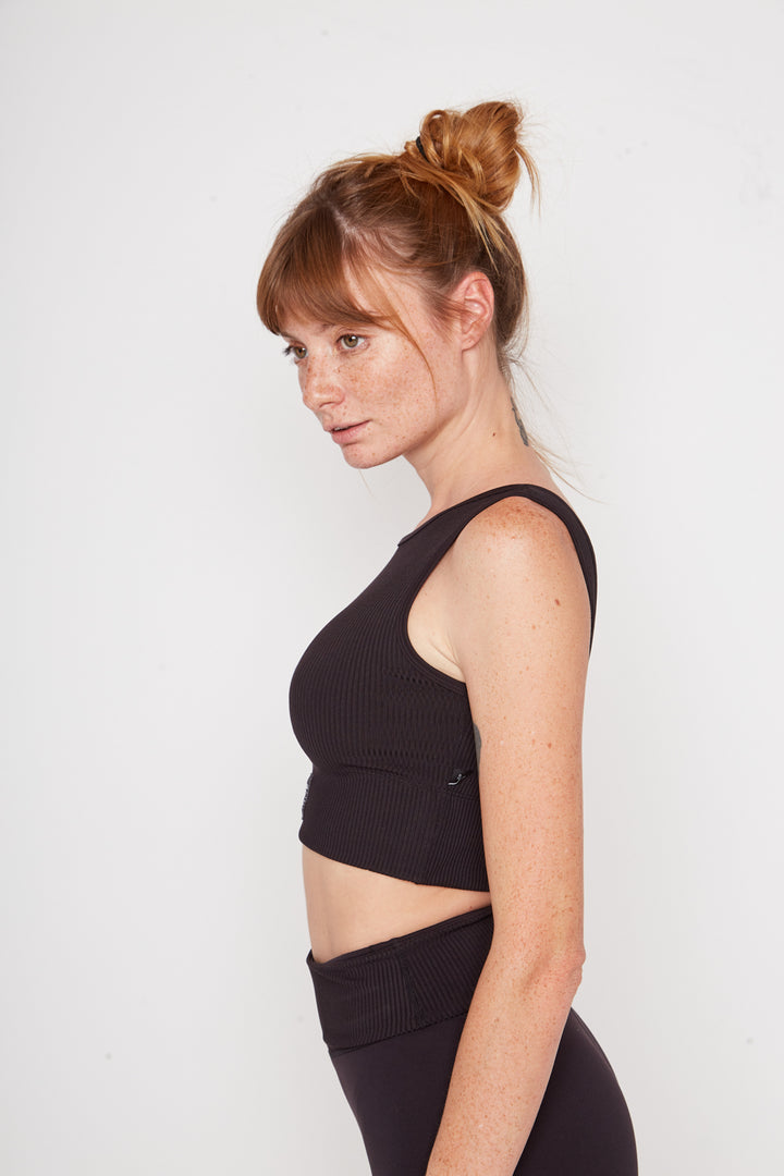 Peto Iris Reciclado Negro Mujer MOVE