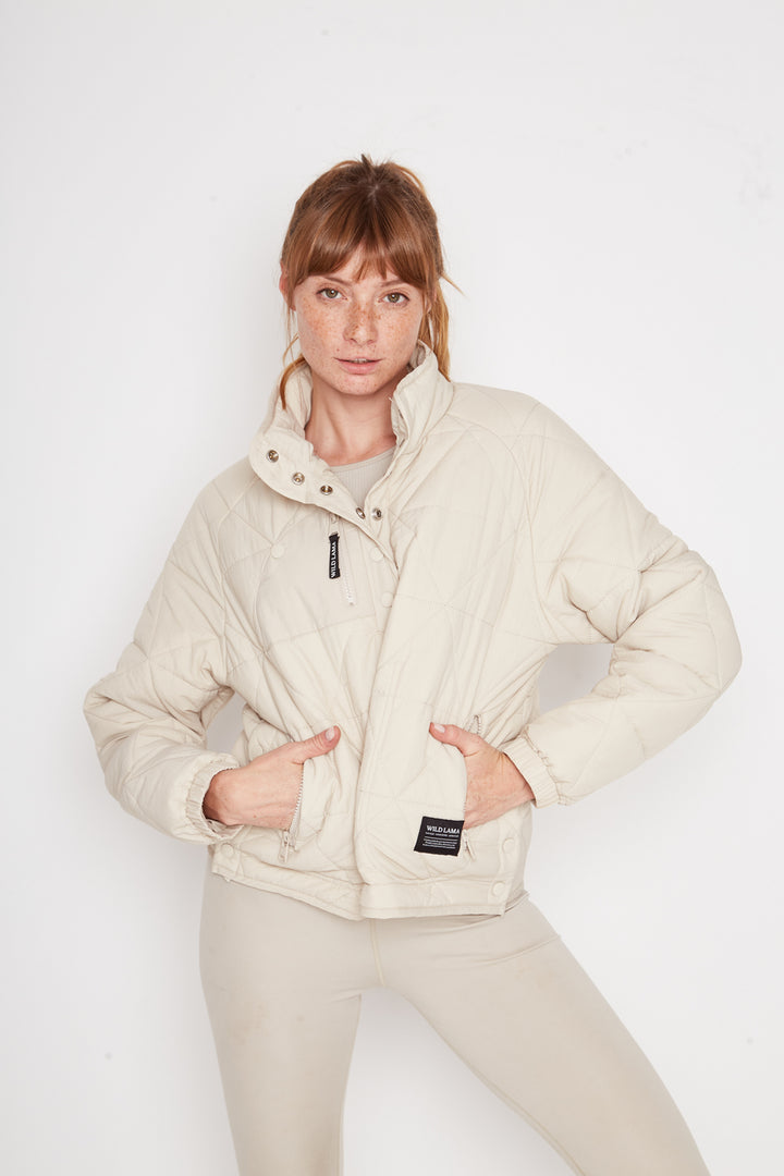 Parka Garo Reciclado Arena Mujer MOVE