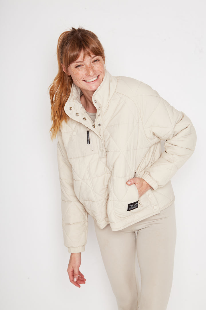 Parka Garo Reciclado Arena Mujer MOVE