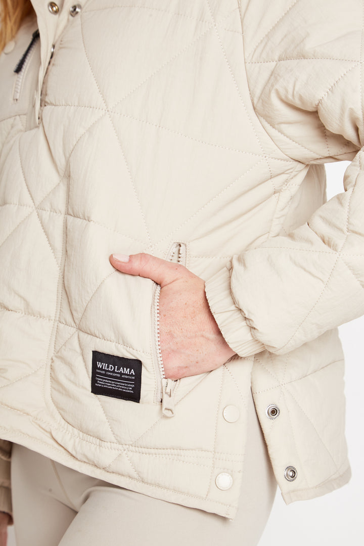 Parka Garo Reciclado Arena Mujer MOVE