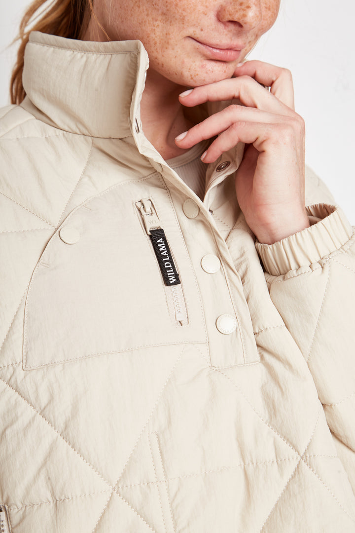 Parka Garo Reciclado Arena Mujer MOVE