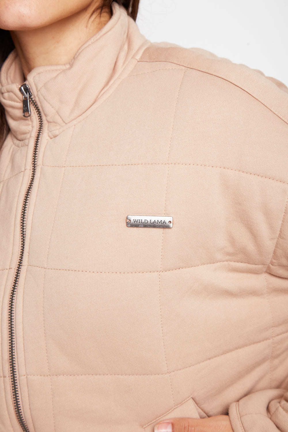 Chaqueta Quilt Loa Orgánica Café Mujer