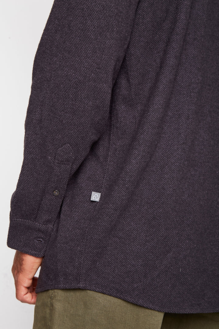 Camisa Notro Reciclada Negra Hombre
