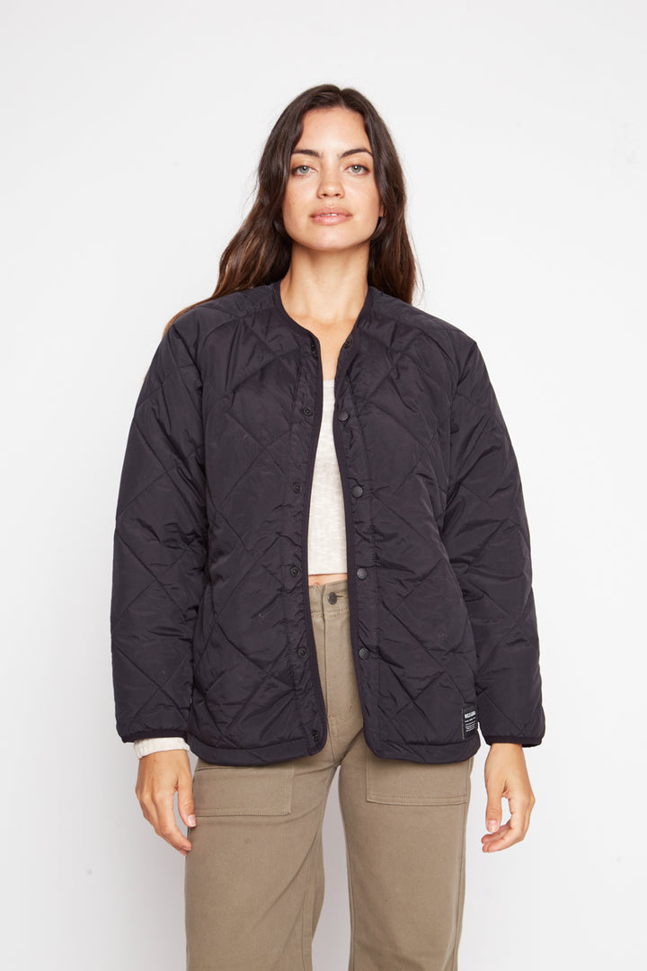 Parka Sauco Reciclada Negra Mujer
