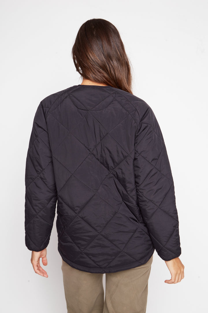 Parka Sauco Reciclada Negra Mujer
