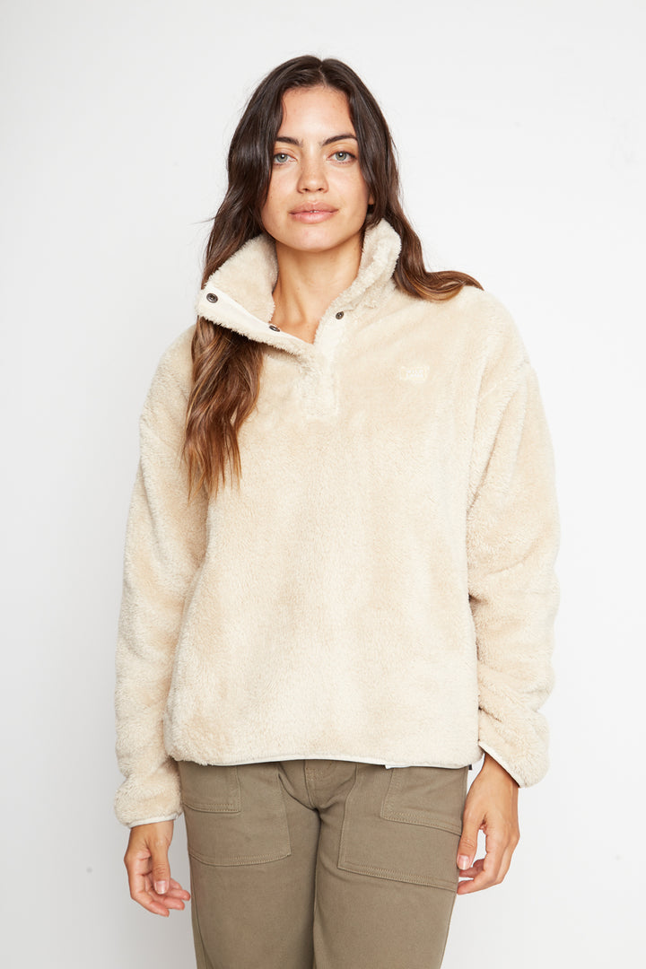 Polar Bruma Shaggy Reciclado Beige Mujer