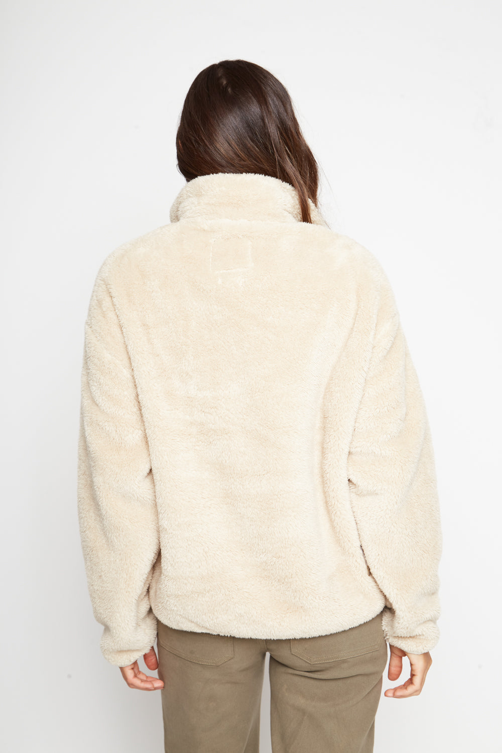 Polar Bruma Shaggy Reciclado Beige Mujer