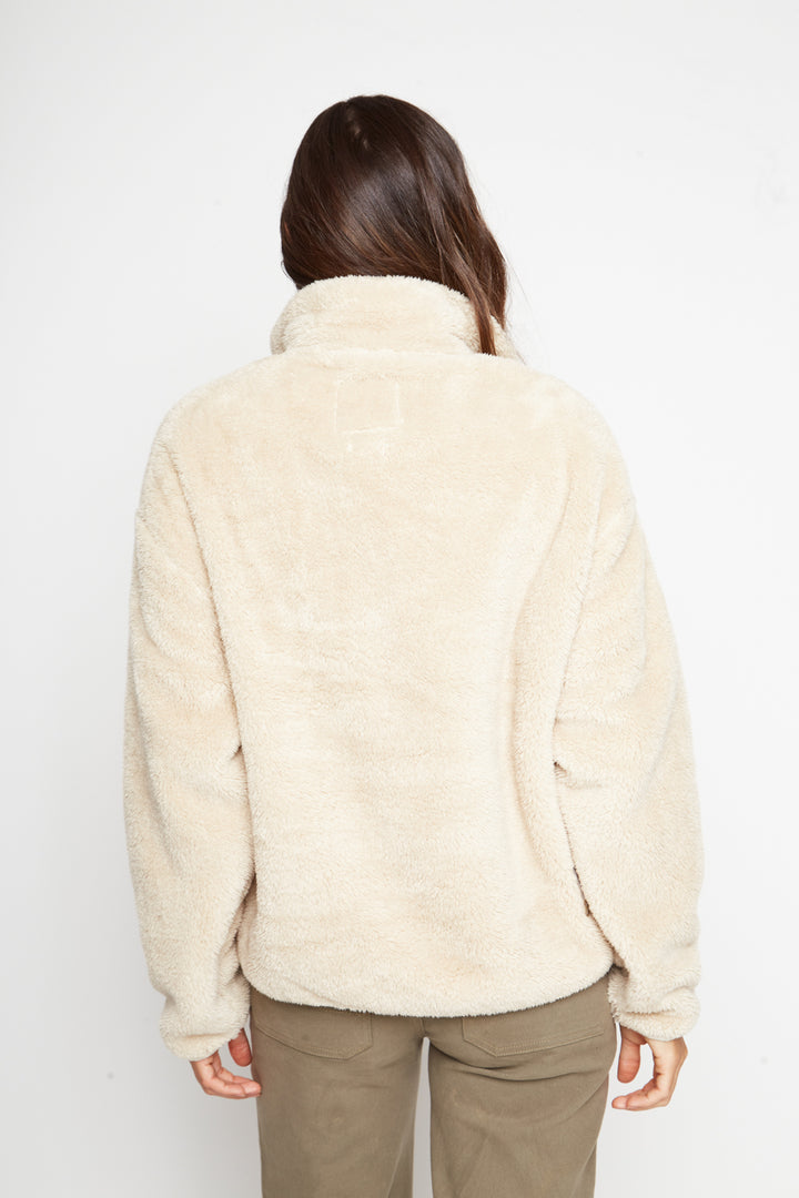 Polar Bruma Shaggy Reciclado Beige Mujer