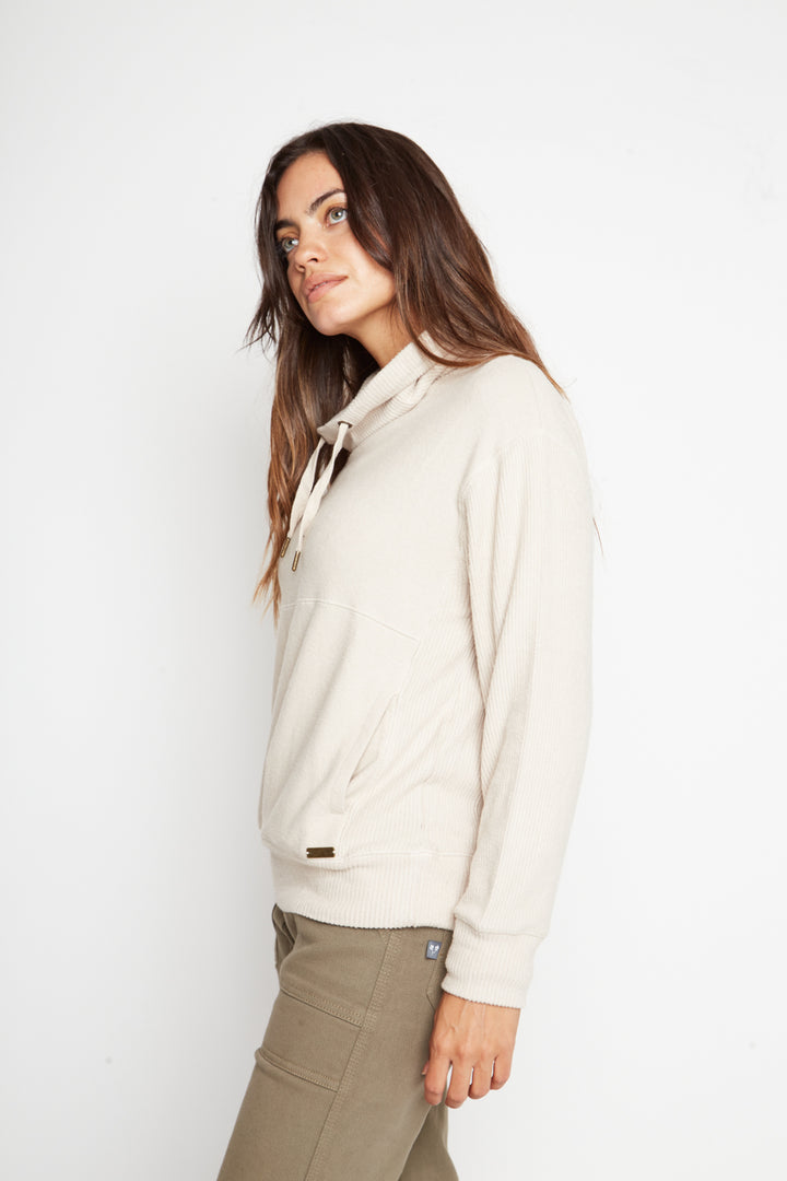 Sweater Estrata Orgánico Beige Mujer