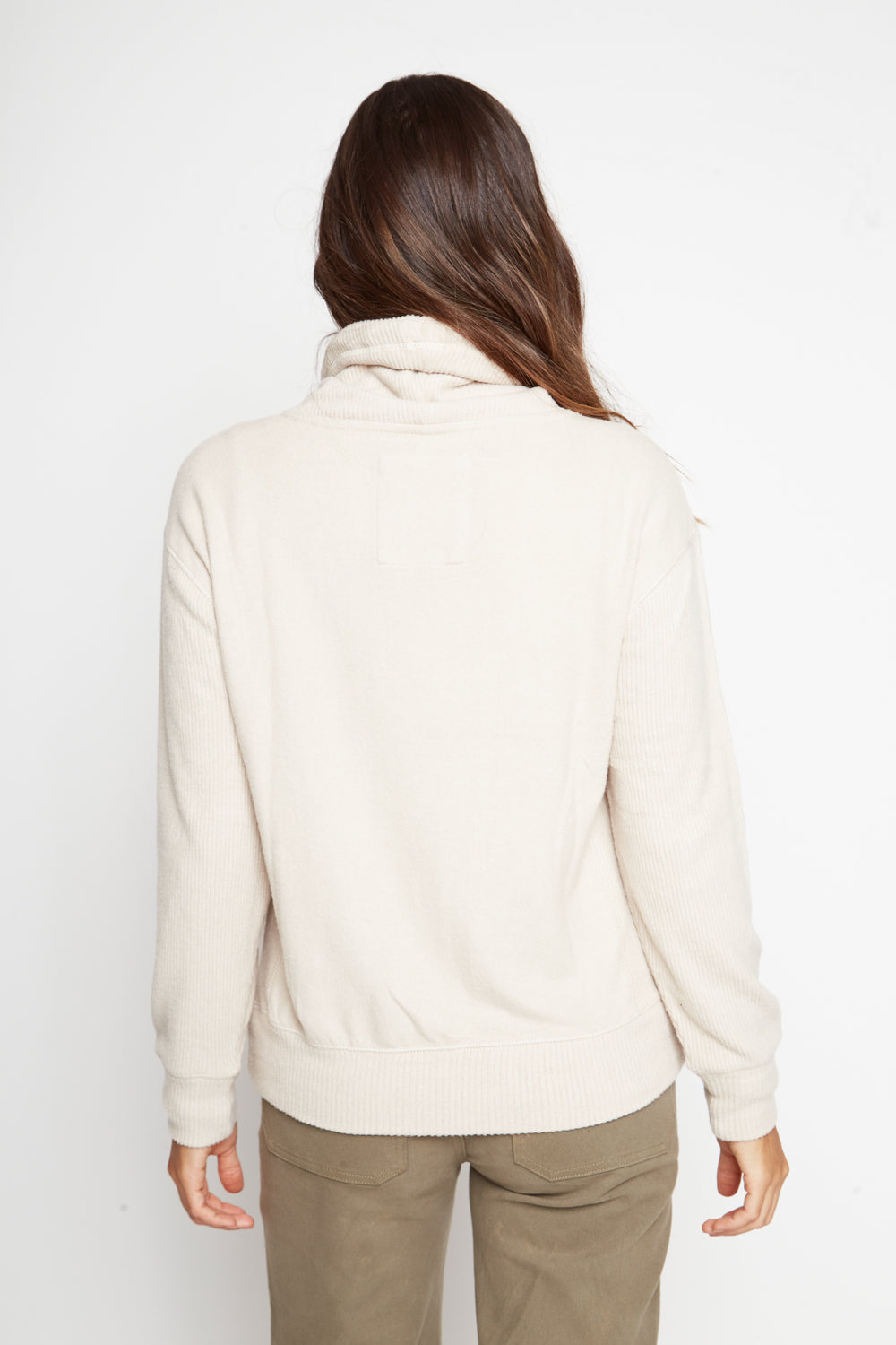 Sweater Estrata Orgánico Beige Mujer
