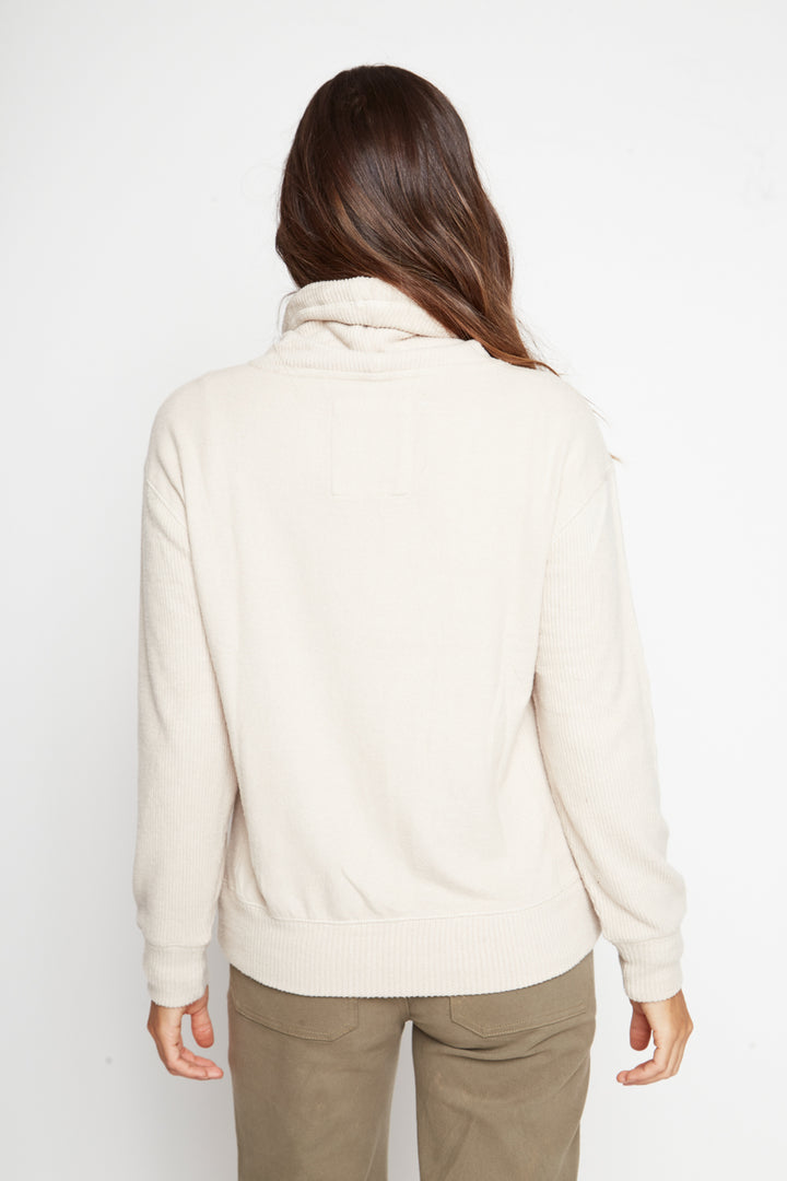 Sweater Estrata Orgánico Beige Mujer