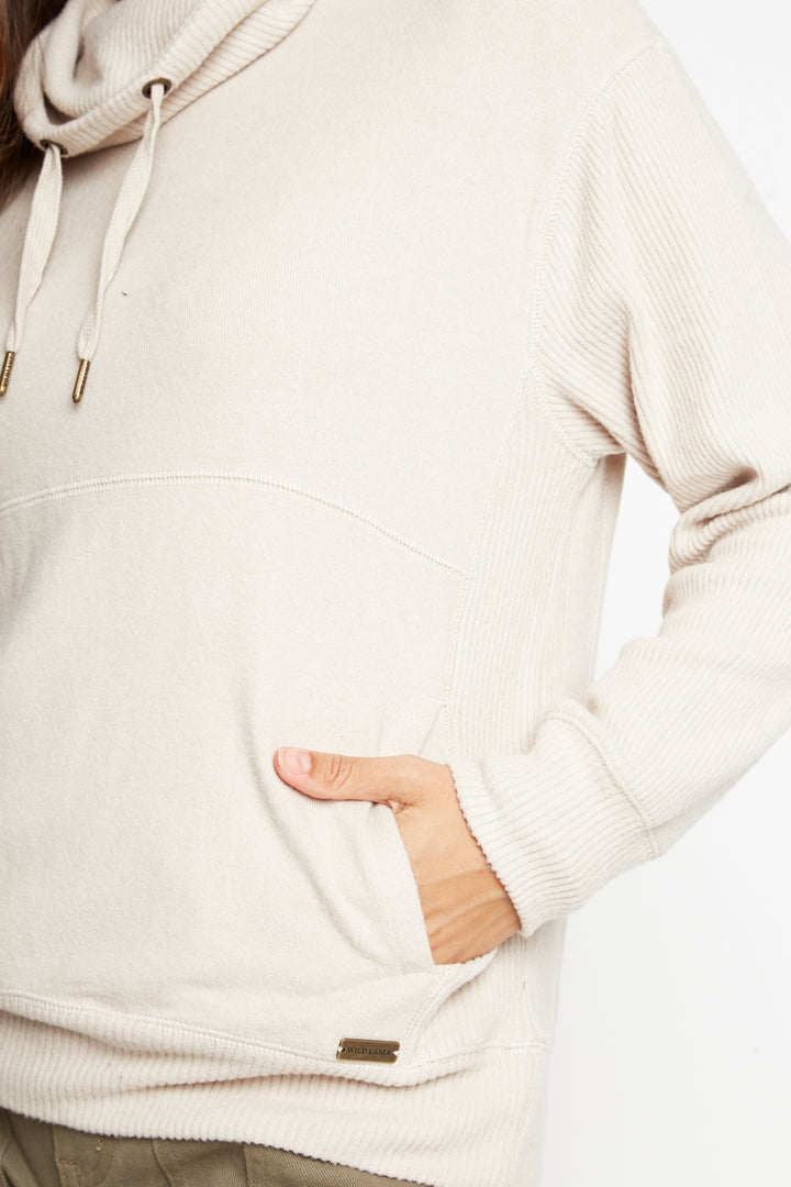 Sweater Estrata Orgánico Beige Mujer