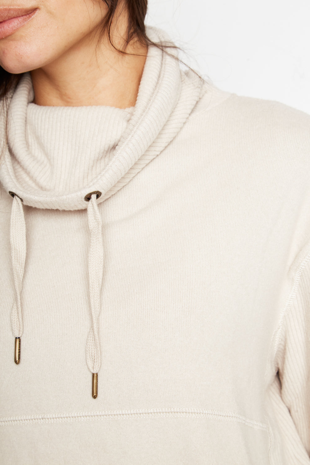 Sweater Estrata Orgánico Beige Mujer