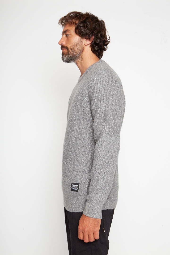 Sweater Avellano Orgánico Gris Hombre