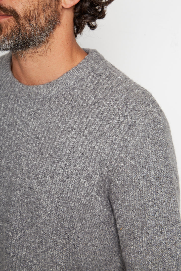 Sweater Avellano Orgánico Gris Hombre