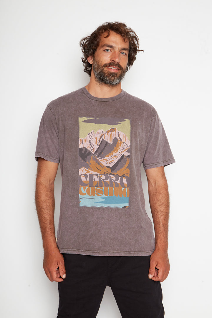 Polera Parques Con Causa Café Hombre