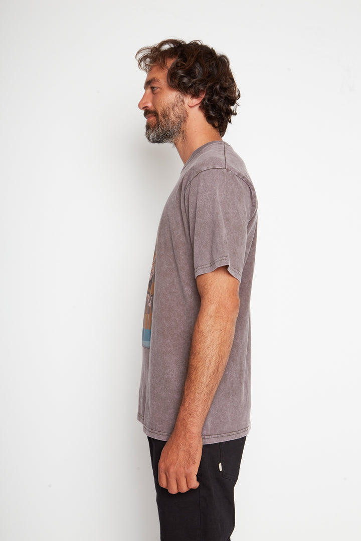 Polera Parques Con Causa Café Hombre