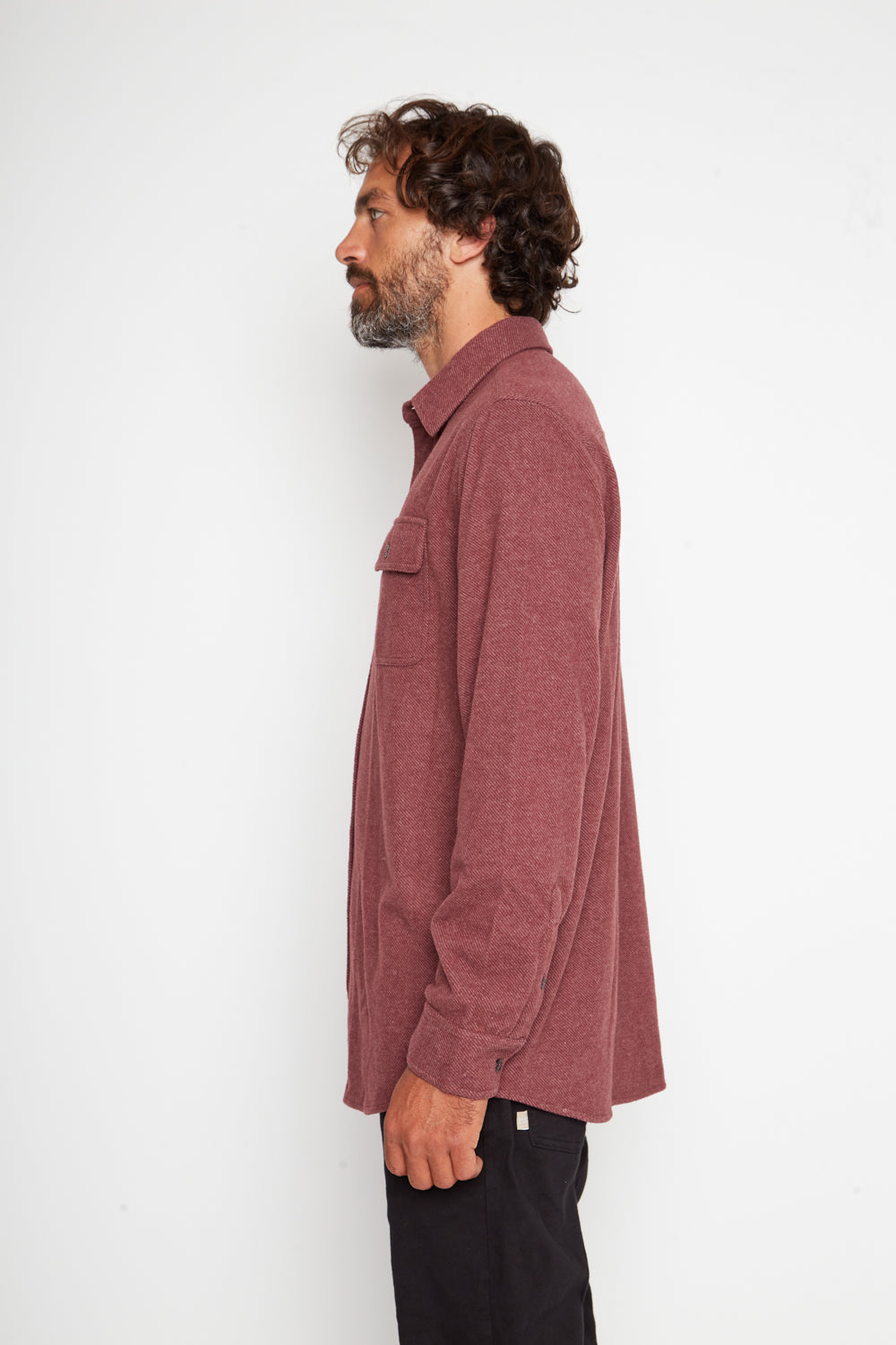 Camisa Notro Reciclada Burdeo Hombre