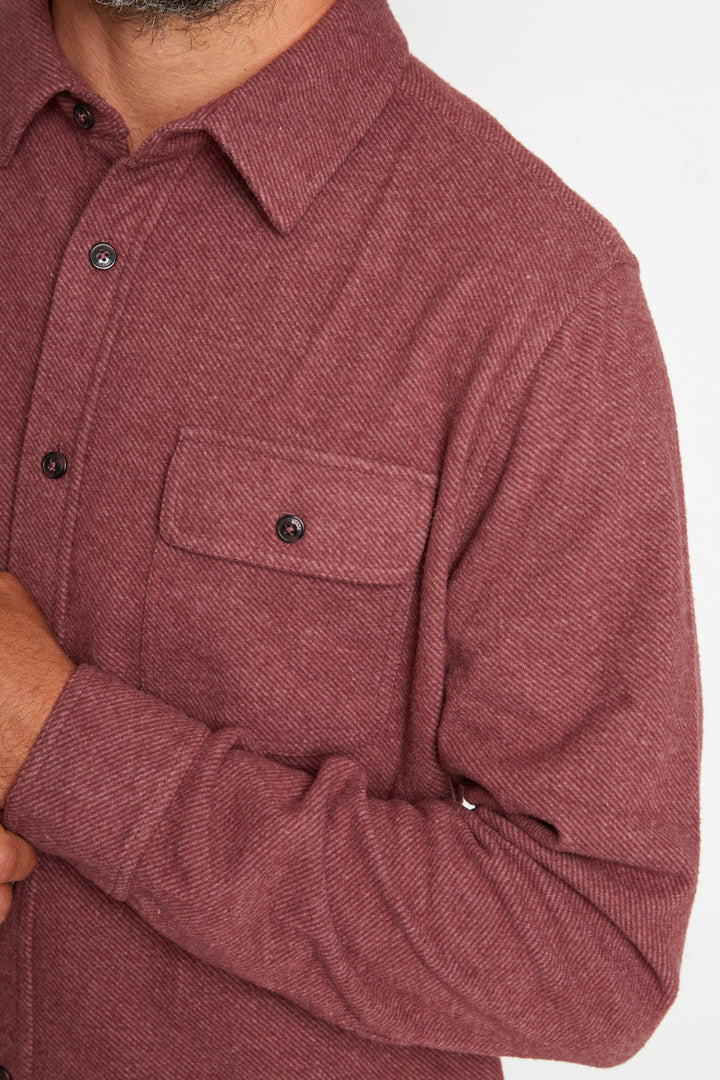 Camisa Notro Reciclada Burdeo Hombre
