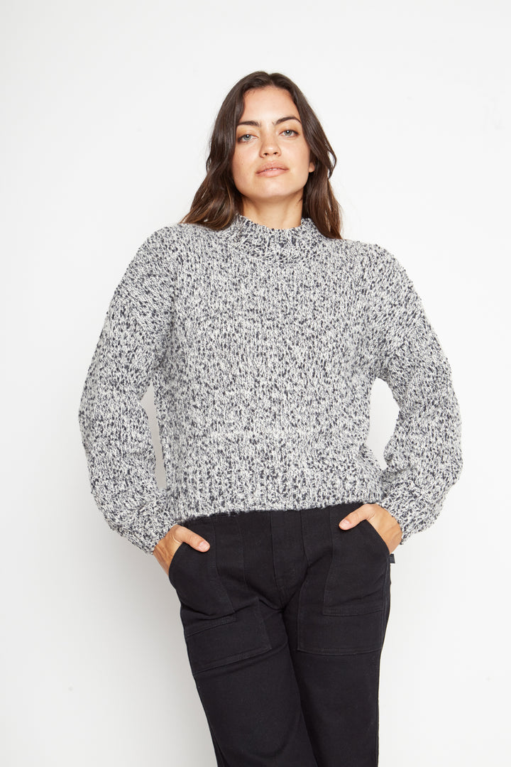 Sweater Maiten Orgánico Negro Mujer